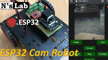 ESP32 Base Camera Surveillance Car |  ESP32 Project | ESP32 Arduino