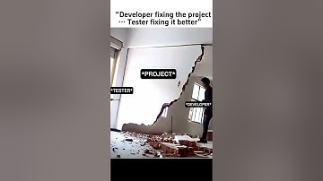 “Developer Fixing vs Tester Fixing 😂🔥” #coding #developer #designer #webdevelopment #python #css