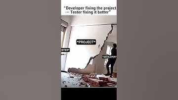 “Developer Fixing vs Tester Fixing 😂🔥” #coding #developer #designer #webdevelopment #python #css