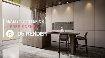 Realistic Interior Render with D5 Render | Pantry 218 |  Downloadable Project File Included