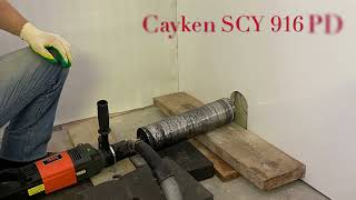 Алмазная дрель с микроударом Cayken SCY 916 PD (Кайкен 916) для сухого алмазного бурения бетона.