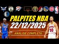 Melhores Palpites NBA HOJE - Análise NBA (22/12/2025) - Palpites Basquete para HOJE + Bilhete PRONTO