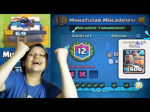 KIL PAYI GELEN 12 GALİBİYET!! MUHAFIZLAR MÜCADELESİ Clash Royale