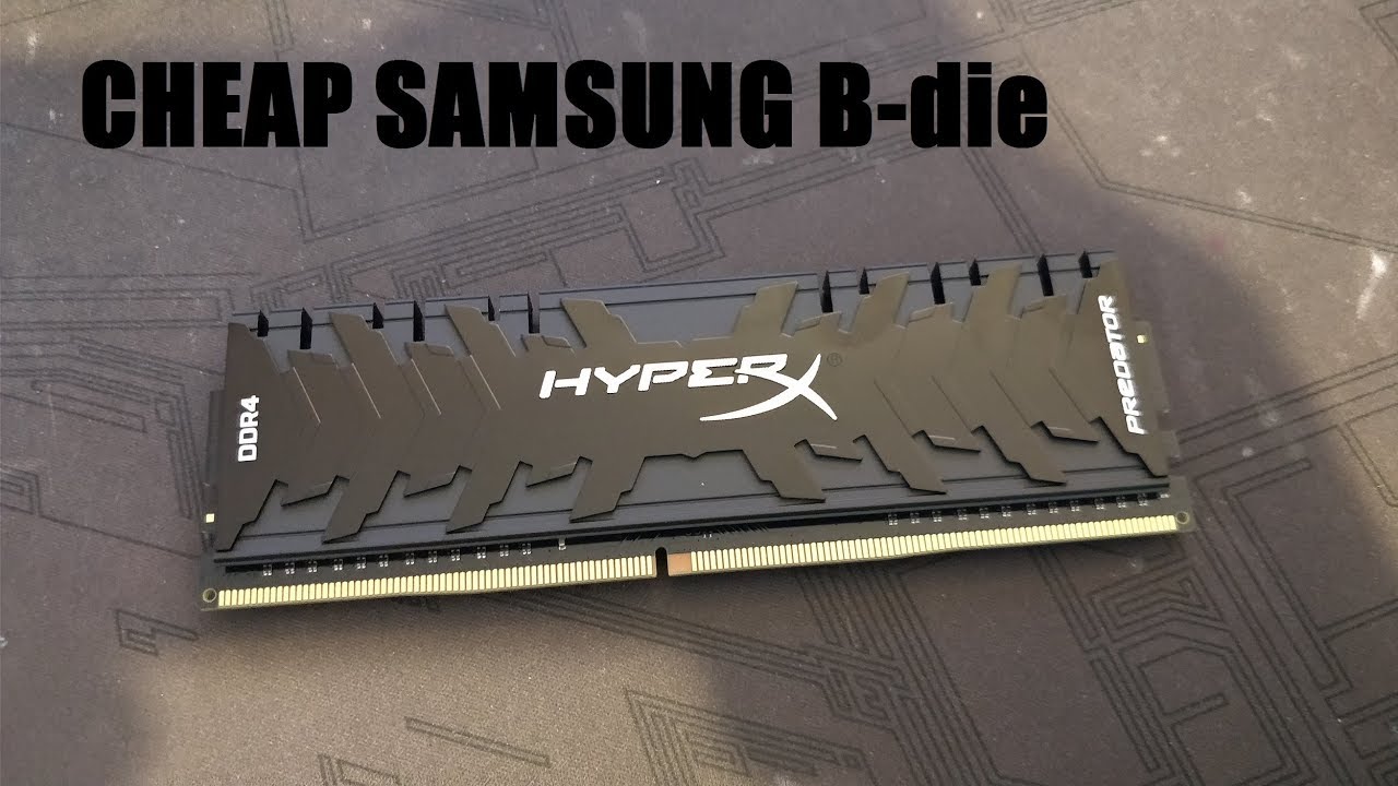RAMbling my HyperX 3600Mhz 17-18-18 Samsung B-die kit - YouTube