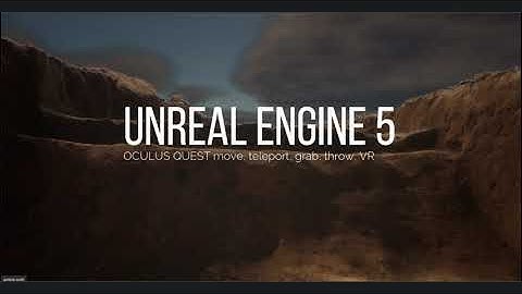 Virtual environment for archeology in Unreal Engine 5 (demo)