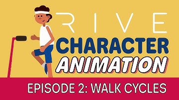 Rive Character Animation course. Episode 2: Walk cycles