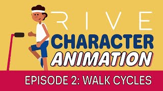 Rive Character Animation course. Episode 2: Walk cycles