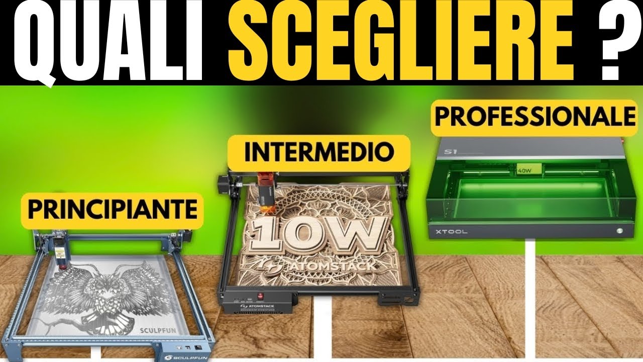 Le 3 Migliori Macchine per Incisione e Taglio Laser Qualità-Prezzo del 2026 [NON SBAGLIARE]