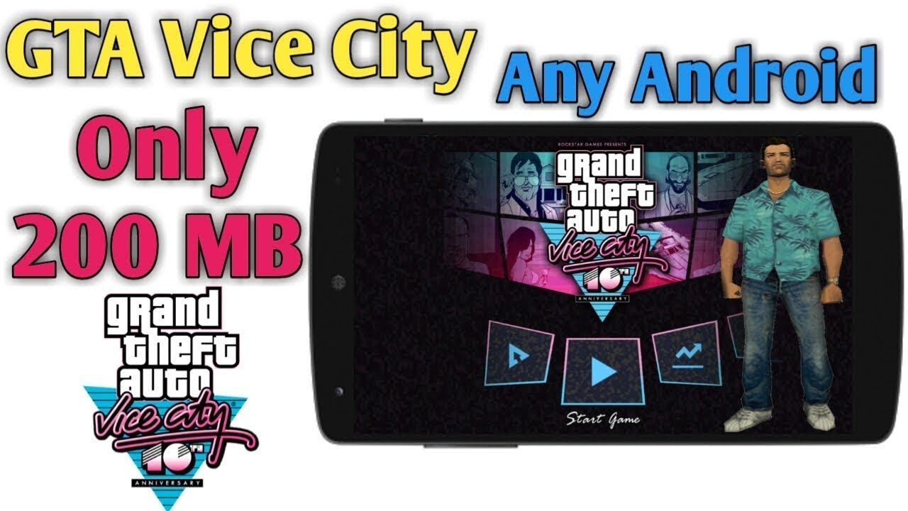 GTA Vice City Android Highly Compressed Download Install and Gameplay