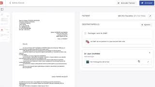 Intégration d'un document dans le DMP - Cas d'un DMP non créé screenshot 2