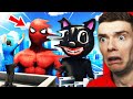 Morphing SPIDER-MAN With CARTOON CAT In GTA 5 (Mods)