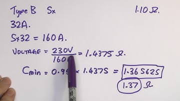 Calculating Maximum Zs Values for Circuit Breakers and Other Devices