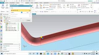 How to create B Surface from A sirface  in UGNX - B Pillar Part 01