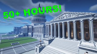 MOST DETAILED Minecraft U.S. CAPITOL BUILDING EVER!