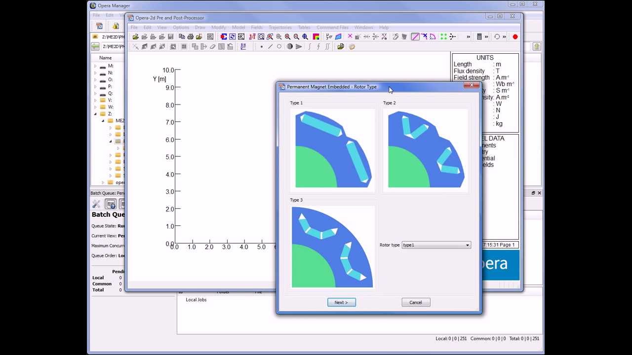 Building a finite element model of an embedded permanent magnet machine ...