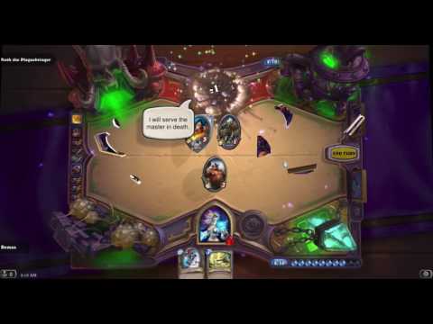 HEARTHSTONE NAXXRAMAS PLAGUE QUARTER NORMAL - Full Guide Using Basic Cards