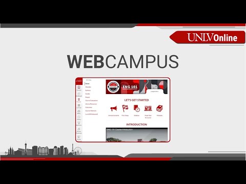 UNLV Online Tips: WebCampus Essentials