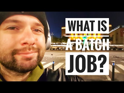 Video: Hvad er en batch i den?