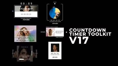 Countdown Timer Toolkit V17 After Effects Template Download