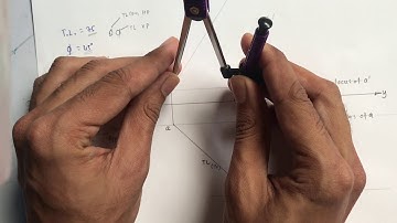 Projection of Line example 3, Engineering Graphics and Engineering Drawing, Milan Virani