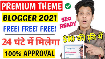 🔥Premium Blogger Template 2021 FREE | SEO Friendly Blogger Template | 100% AdSense Approval