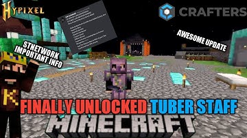 I FINALLY UNLOCKED TUMBER STAFF IN CRAFTERSMC|| #craftersmc #stnetwork #satnetwork #wenpixel