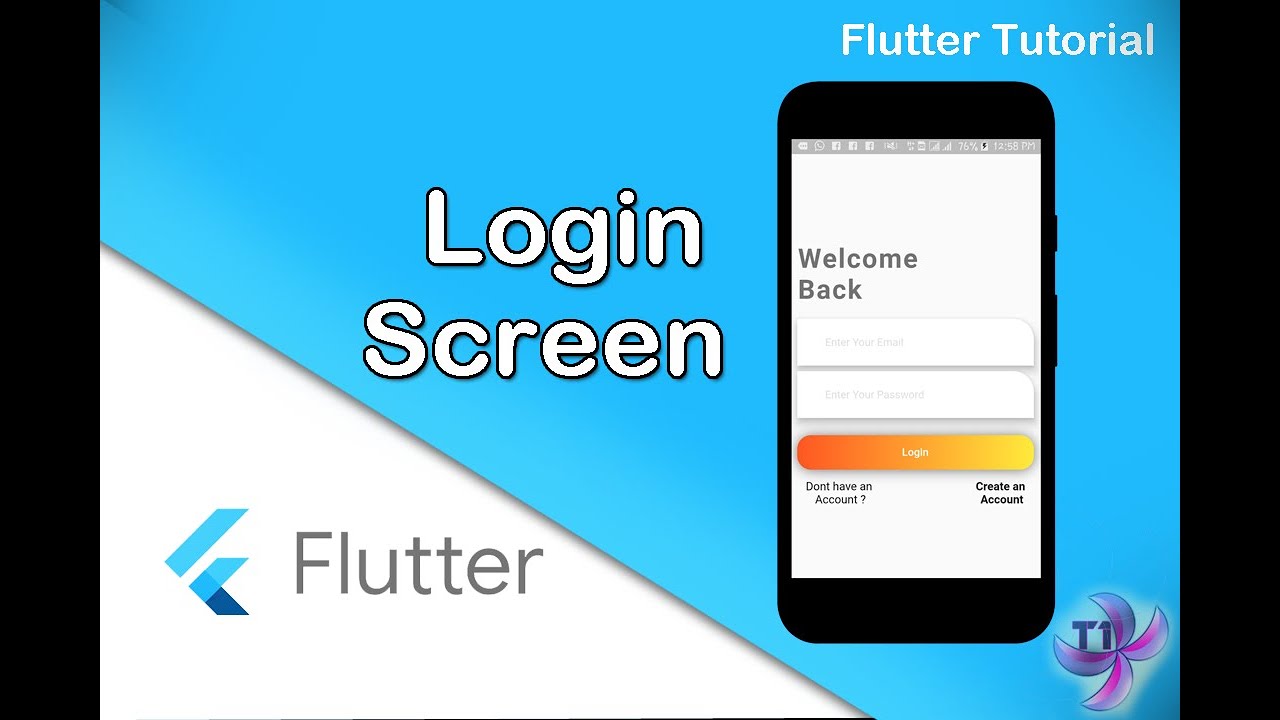 Flutter Login Screen | Beautiful Login Page - YouTube