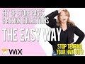 How to set up store pages & add collections to individual pages in Wix - THE EASY WAY!