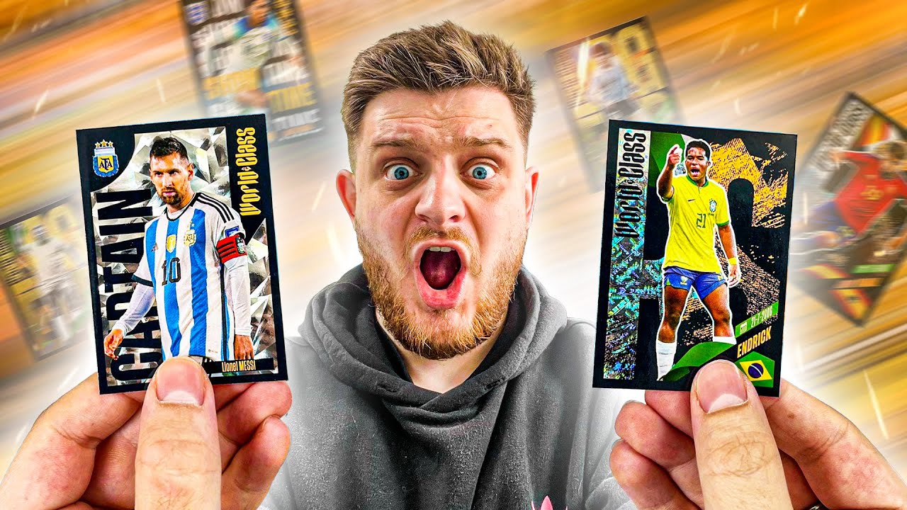 Opening a *FULL BOX* of PANINI WORLD CLASS 2024 STICKERS! (Box Break!)