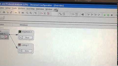 Agilent 16802A Logic Analyzer Operation
