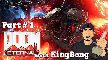 🔞 DOOM Eternal 🔴 Part 1 - Level Hell on Earth - PC Max Graphics 🌳 with KingBong