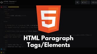 Celebrity HTML Tutorial #7 - HTML Paragraph | How To Use HTML Paragraph Tag Profile