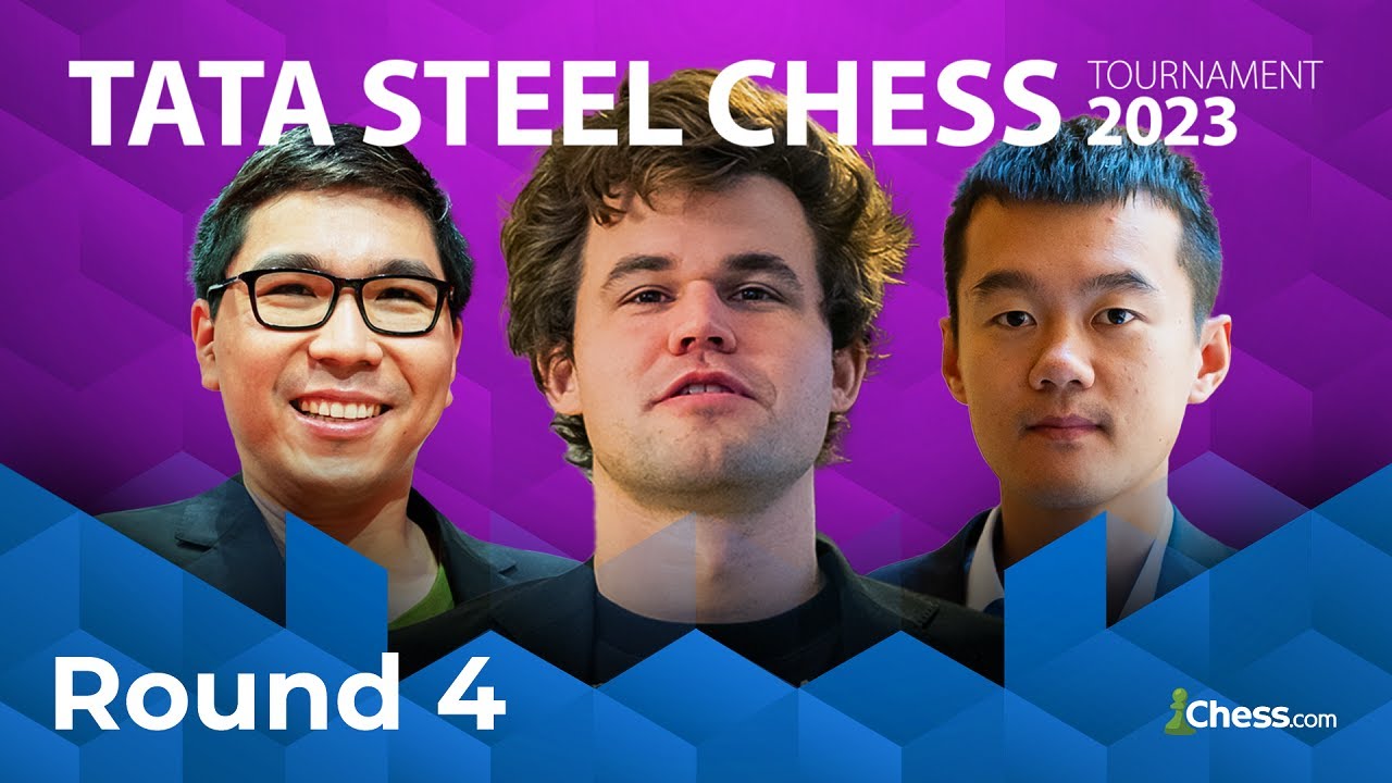 Tata Steel - R10: Carlsen se aproxima da liderança com 3 rodadas restantes;  Supi derrota Ivic 