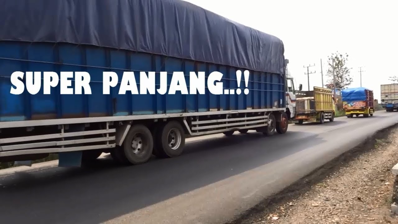  Truk  Trinton Super Panjang Di Tanjakan Lintas Sumatera 