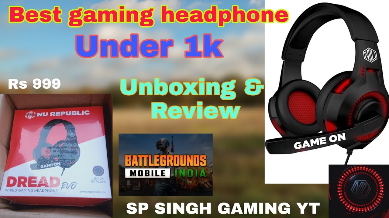 NU REPUBLIC DREAD EVO BEST GAMING HEADPHONE | UNBOXING AND REVIEW 