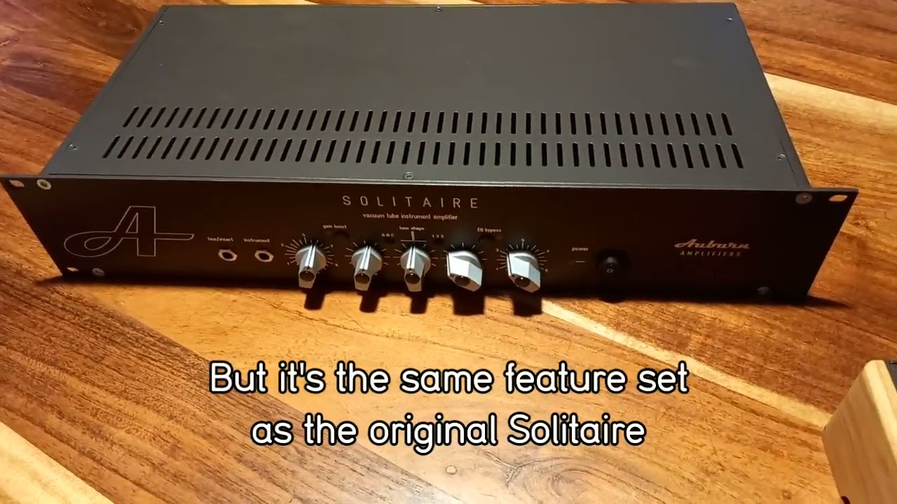 Solitaire Studio rack mount tube DI