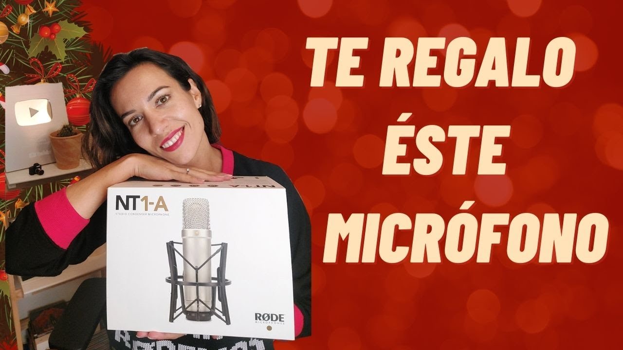 ✅️Te regalo este micrófono para grabar en casa. Cómo aprender a cantar bien, Natalia Bliss