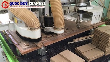 Máy cnc router thay dao tự động 1 đầu router 1 cụm khoan dọc SMBL 1325R1B
