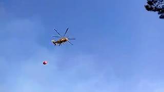 Helicóptero Pesado na praia fluvial do Troviscal