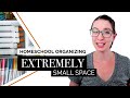 Organize with me! | Homeschool organization for small spaces | Organization motivation