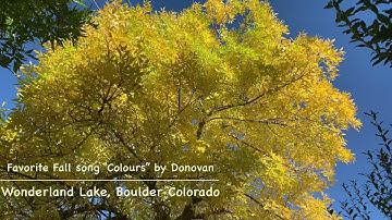 Wonderland Lake Boulder Colorado Fall colors