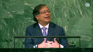 Intervención del Presidente Gustavo Petro ante la 77° Asamblea General de la ONU