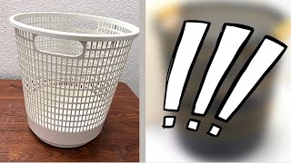 Diy chheapy plastic basket to a modern decor basketحولي شكل سلة بلاستيك عاديه لشكل ديكوري مودرن