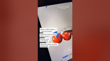 Automatic Selection Tool Tip in Procreate (#shorts)