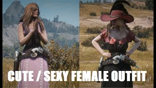 Red Dead Online - Cute / Sexy Female Outfits (Cowgirl Outfits)