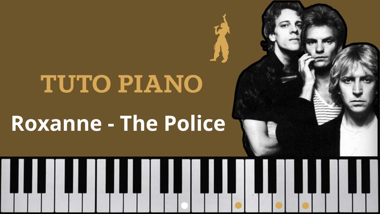 Tuto piano Roxanne The Police 🎶Accords Piano