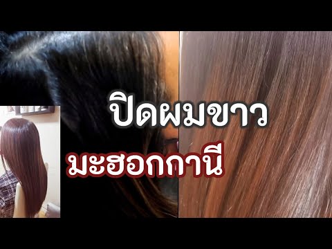 ปิดผมขาว ไม่ฟอกผม ทำสีผมมะฮอกกานี #ปิดผมขาว #ย้อมหงอก EP. 200 |Starbeautybrighton