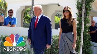 Former President Trump Votes For Gov. DeSantis In Midterm Election