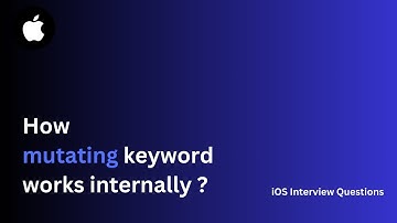 Mutating keyword in swift || Learn iOS Interview Questions in Hindi 2024