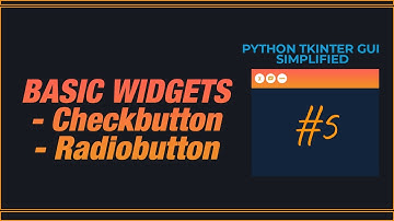 PYTHON TKINTER GUI SIMPLIFIED - Check Buttons and Radio Buttons